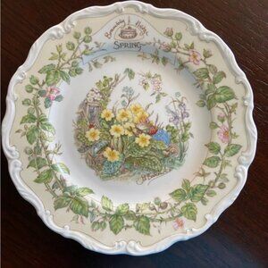 Royal Doulton Brambly Hedge Seasons Dessert Luncheon Plate SPRING edition